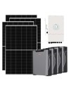 Three-phase photovoltaic kit 12740W inverter 12kW Deye 21.48kWh lithium Weco