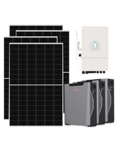 Trifase: vendita all'ingrosso Kit fotovoltaico trifase 12740W inverter 12kW DEYE litio 16.11kWh Weco