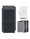 Three-phase photovoltaic kit 12870W inverter 12kW Deye 10.74kWh lithium Weco