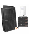 Monofase: vendita all'ingrosso Kit fotovoltaico monofase 5400W inverter 5kW Solis batteria al litio 14.4kWh Pylontech US5000