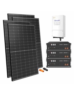Monofase: vendita all'ingrosso Kit fotovoltaico monofase 6300W inverter 6kW Solis batteria al litio 14.4kWh Pylontech US5000