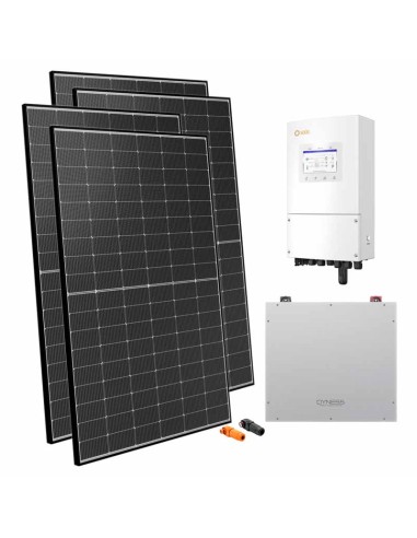 Single-phase photovoltaic kit 5400W 5kW Solis inverter Dyness DL5.0C 5.12kWh lithium storage