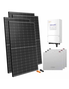Single-phase photovoltaic kit 8100W 8kW Solis inverter Dyness DL5.0C 15.36kWh lithium storage