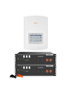 Sistema di accumulo monofase inverter 3.6kW Solis + 2 batterie al litio Pylontech US3000C 3.5kWh | PuntoEnergia Italia