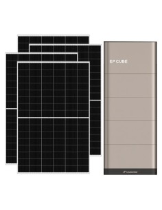 Monofase: vendita all'ingrosso Kit fotovoltaico monofase 6370W inverter 6kW EP CUBE batteria al litio 15kWh CanadianSolar