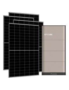Monofase: vendita all'ingrosso Kit fotovoltaico monofase 6580W inverter 6kW EP CUBE batteria al litio 10kWh CanadianSolar