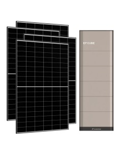 Monofase: vendita all'ingrosso Kit fotovoltaico monofase 6580W inverter 6kW EP CUBE batteria al litio 20kWh CanadianSolar