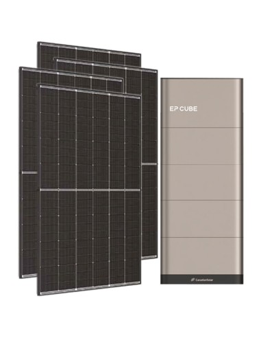 6520W single phase photovoltaic kit 6kW EP CUBE inverter 15kWh CanadianSolar lithium battery