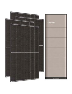 Monofase: vendita all'ingrosso Kit fotovoltaico monofase 6520W inverter 6kW EP CUBE batteria al litio 20kWh CanadianSolar