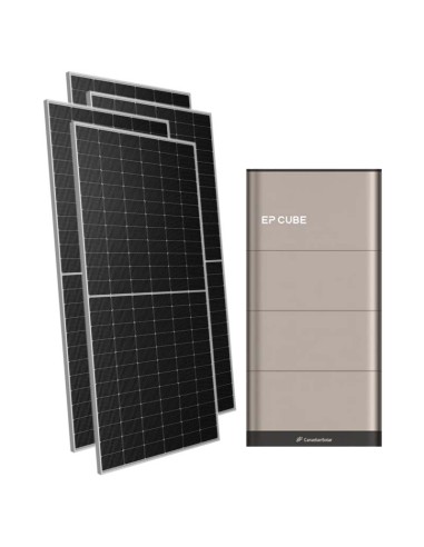 7140W single phase photovoltaic kit 6kW EP CUBE inverter 10kWh CanadianSolar lithium battery