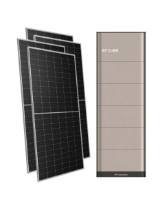 Monofase: vendita all'ingrosso Kit fotovoltaico monofase 7140W inverter 6kW EP CUBE batteria al litio 20kWh CanadianSolar