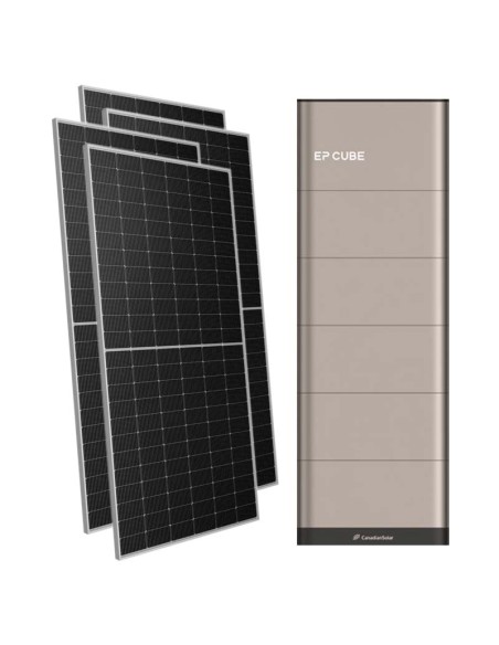 7140W single phase photovoltaic kit 6kW EP CUBE inverter 20kWh CanadianSolar lithium battery