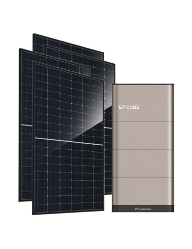 Monofase: vendita all'ingrosso Kit fotovoltaico monofase 6440W inverter 6kW EP CUBE batteria al litio 10kWh CanadianSolar