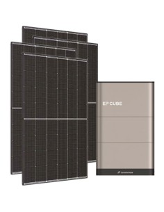 Monofase: vendita all'ingrosso Kit fotovoltaico monofase 6300W inverter 6kW EP CUBE batteria al litio 5kWh CanadianSolar