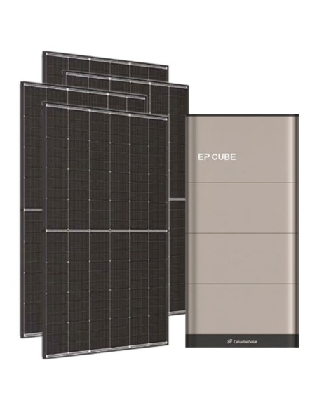6300W single phase photovoltaic kit 6kW EP CUBE inverter 10kWh CanadianSolar lithium battery