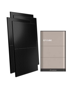 Monofase: vendita all'ingrosso Kit fotovoltaico monofase 6000W inverter 6kW EP CUBE batteria al litio 5kWh CanadianSolar