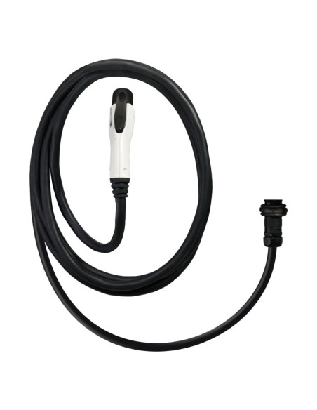 EV charger cable and holder for EV charging single-phase inverter 7.6m type 2 32A SolarEdge - SE-EV-KIT-25M32-2