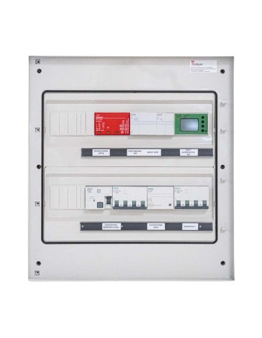 Quadri elettrici: vendita all'ingrosso Quadro AC trifase 12/15kW 25A 400V CEI-021 per 1 inverter Icierre