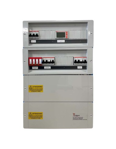 Three-phase AC panel 26/30kW 50A 400V CEI-021 for 1 inverter Icierre