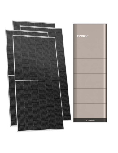6200W single phase photovoltaic kit 6kW EP CUBE inverter 20kWh CanadianSolar lithium battery