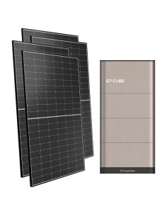 Monofase: vendita all'ingrosso Kit fotovoltaico monofase 7000W inverter 6kW EP CUBE batteria al litio 10kWh CanadianSolar