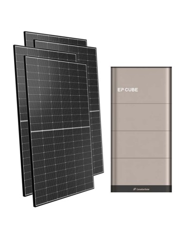 7000W single phase photovoltaic kit 6kW EP CUBE inverter 10kWh CanadianSolar lithium battery