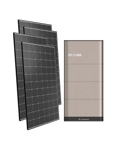 Monofase: vendita all'ingrosso Kit fotovoltaico monofase 6060W inverter 6kW EP CUBE batteria al litio 10kWh CanadianSolar