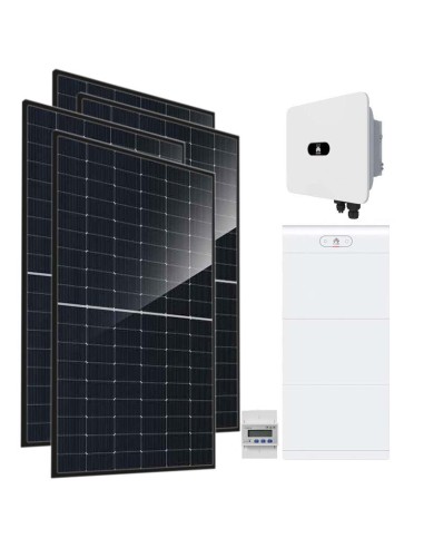 Trifase: vendita all'ingrosso Kit fotovoltaico trifase 12880W inverter 12kW MB0 batteria al litio 21kWh LUNA2000 Huawei