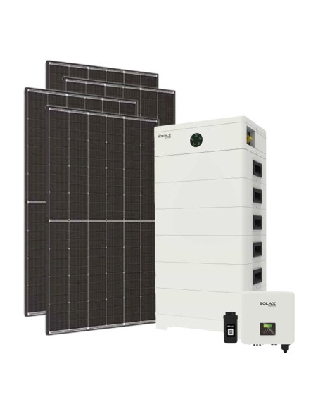 Trifase: vendita all'ingrosso Kit fotovoltaico trifase 10200W inverter 10kW batteria al litio 28.8kWh TP-HS36 Solax Power