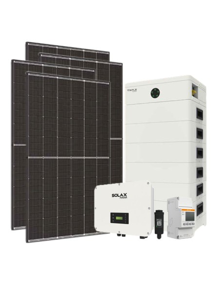 Trifase: vendita all'ingrosso Kit fotovoltaico trifase 20400W inverter 20kW batteria al litio 21.6kWh TP-HS36 Solax Power
