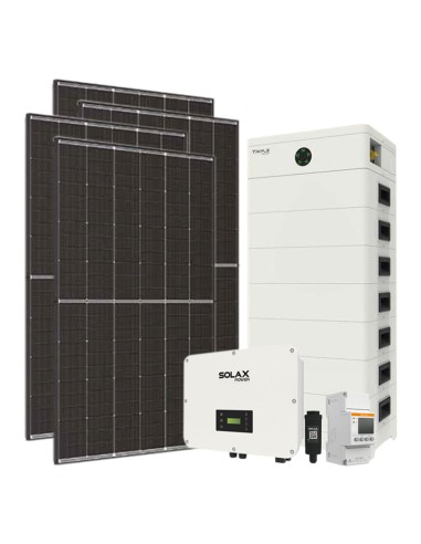 Three-phase photovoltaic kit 20400W 20kW inverter 25.2kWh lithium battery TP-HS36 Solax Power