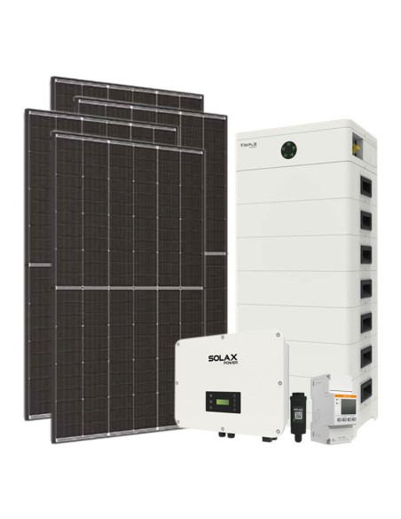 Three-phase photovoltaic kit 20400W 20kW inverter 28.8kWh lithium battery TP-HS36 Solax Power