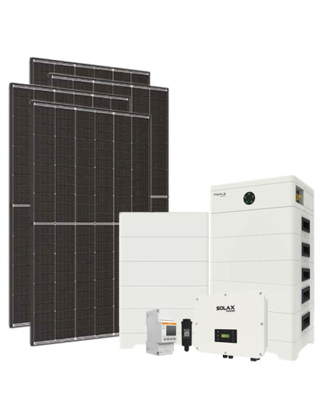 Trifase: vendita all'ingrosso Kit fotovoltaico trifase 20400W inverter 20kW batteria al litio 36kWh TP-HS36 Solax Power