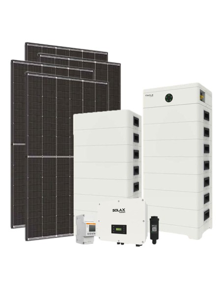Trifase: vendita all'ingrosso Kit fotovoltaico trifase 20400W inverter 20kW batteria al litio 43.2kWh TP-HS36 Solax Power