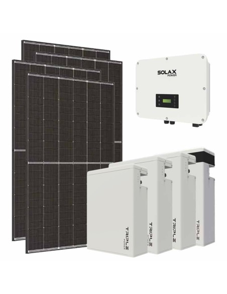 Three phase photovoltaic kit 20400W 20kW inverter 23.2KWh lithium battery T-BAT-H5.8 Solax Power