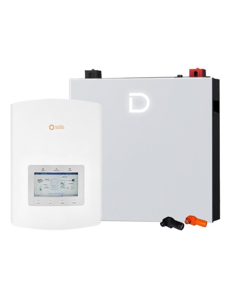 Single-phase storage system 4.6kW Solis inverter 5.12kWh lithium battery Dyness DL5.0C PRO