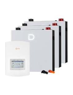 Single-phase storage system 4.6kW Solis inverter 15.36kWh lithium battery Dyness DL5.0C PRO