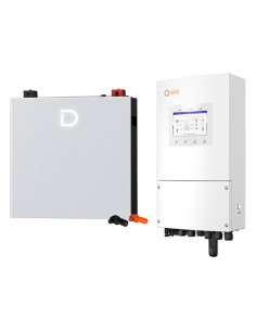 Sistema di accumulo monofase inverter 6kW Solis LV batteria al litio 5.12kWh Dyness DL5.0C PRO
