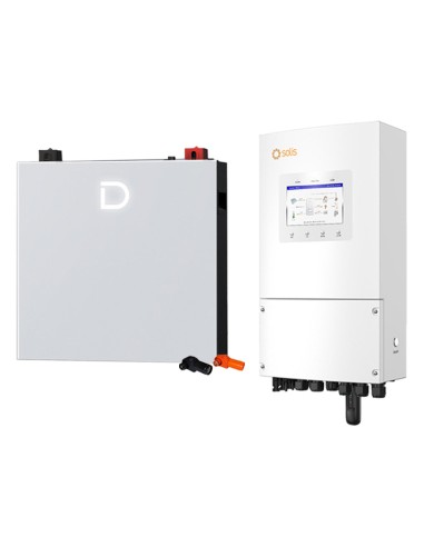 Single-phase storage system 6kW Solis LV inverter 5.12kWh Dyness DL5.0C PRO lithium battery