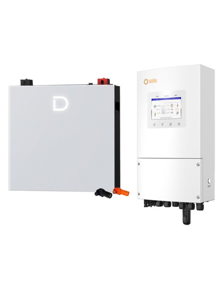Single-phase storage system 8kW Solis LV inverter 5.12kWh Dyness DL5.0C PRO lithium battery