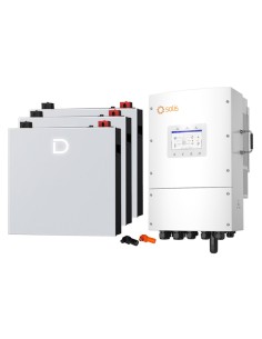 Solis con Dyness: vendita all'ingrosso Sistema di accumulo trifase inverter 8kW Solis batteria al litio 15.36kWh Dyness DL5.0...