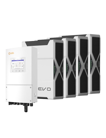 Single-phase storage system 6kW LV Solis inverter 20.88kWh Weco EVO 5k3 lithium battery