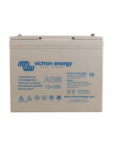 Victron Energy: vendita all'ingrosso Batteria 100Ah 12V AGM Super Cycle Victron Energy - BAT412110081