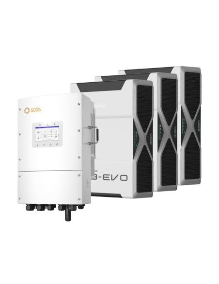 Solis con Weco: vendita all'ingrosso Sistema di accumulo trifase inverter 10kW Solis LV batteria al litio 15.66kWh Weco EVO 5k3