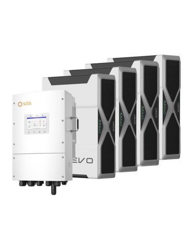 Solis con Weco: vendita all'ingrosso Sistema di accumulo trifase inverter 10kW Solis LV batteria al litio 20.88kWh Weco EVO 5k3