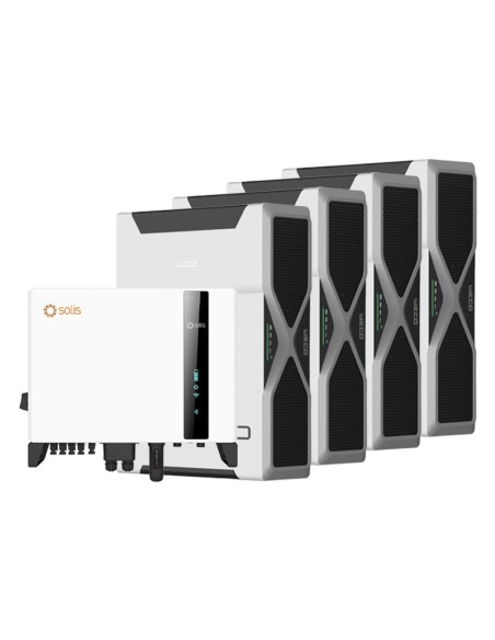 Three-phase storage system 6kW Solis inverter 20.88kWh Weco EVO 5k3 lithium battery