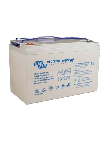 125Ah 12V AGM Super Cycle battery Victron Energy - BAT412112081