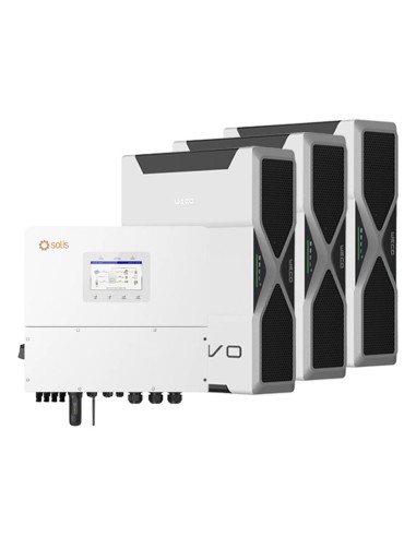 Three-phase storage system 12kW Solis inverter 15.66kWh Weco EVO 5k3 lithium battery