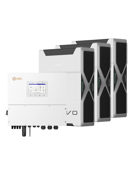 Solis con Weco: vendita all'ingrosso Sistema di accumulo trifase inverter 12kW Solis batteria al litio 15.66kWh Weco EVO 5k3