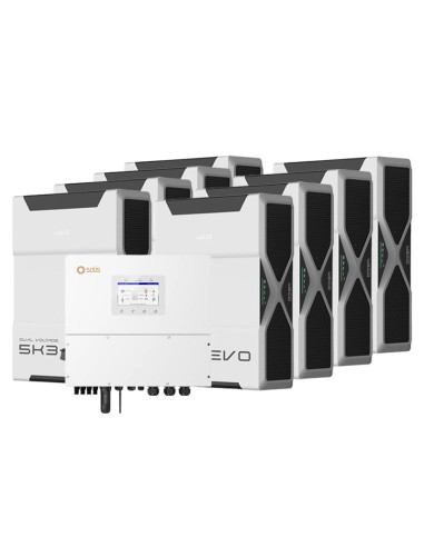 Solis con Weco: vendita all'ingrosso Sistema di accumulo trifase inverter 12kW Solis batteria al litio 41.76kWh Weco EVO 5k3